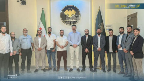 Group photo of Syria Telecom – Aleppo and LumenEX representatives